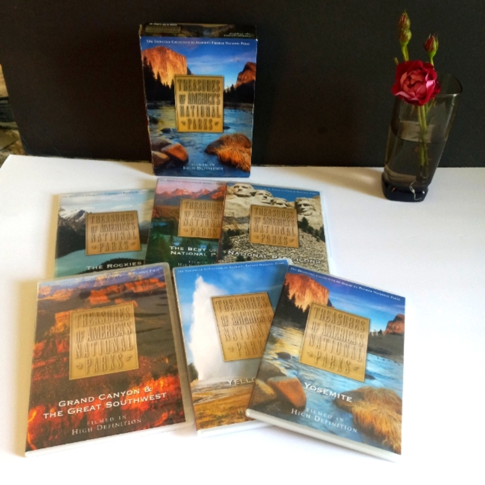New  TREASURES OF AMERICAS NATIONAL PARKS. Definitive Collection  6 Disc Set